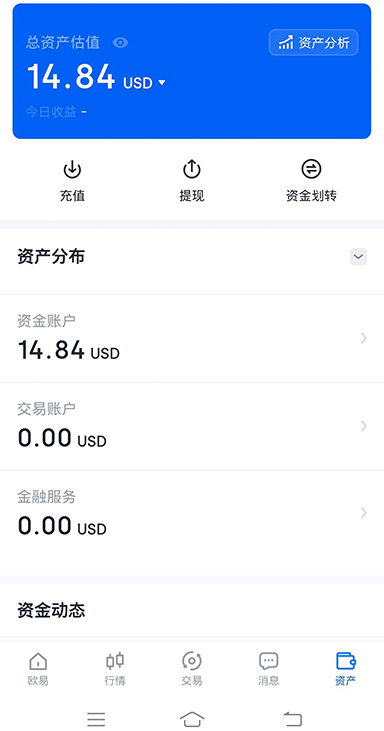 USDT交易对界面